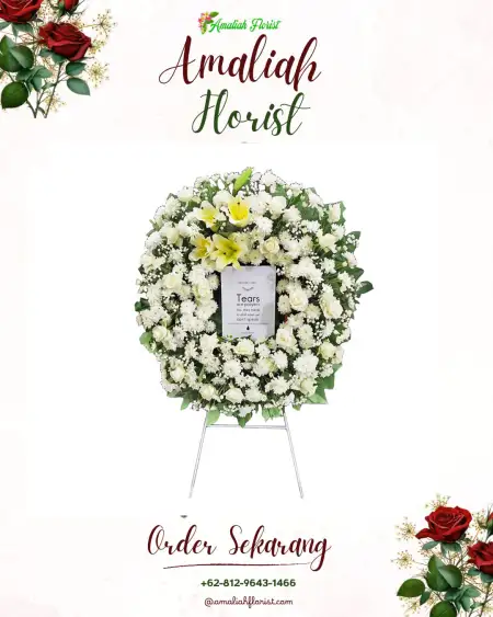Krans Bunga Duka Permisan