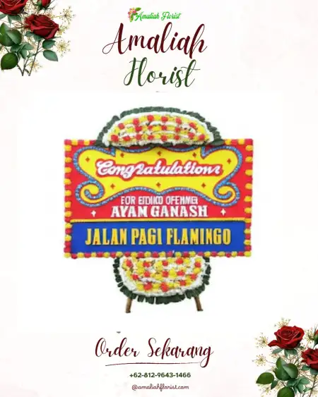 Sewa Papan Bunga Permisan
